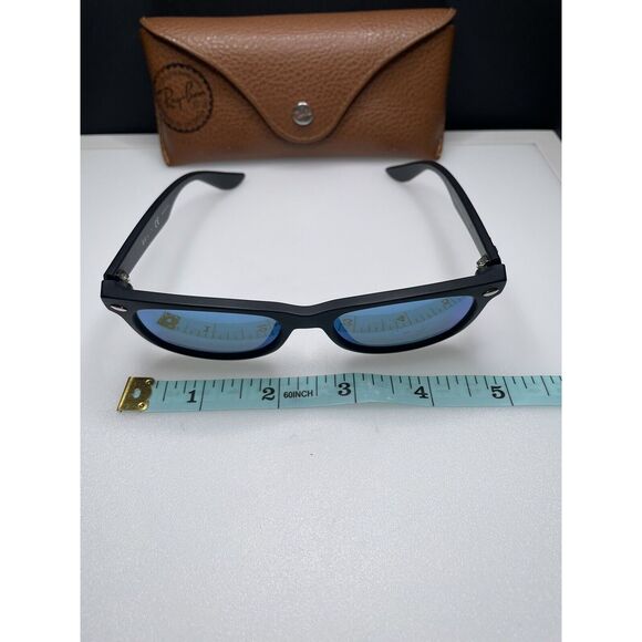 Ray-Ban RJ 9052S 100S/55 Black Mirrored Authentic Kids Sunglasses Ray Ban 47-15 - Picture 6 of 8